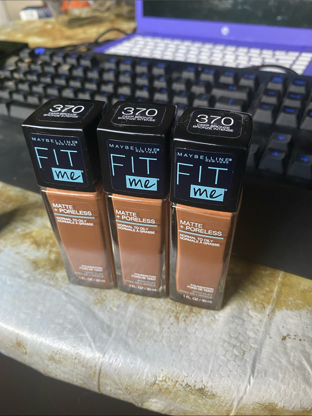 Maybelline Fit Me Matte + Poreless Foundation 370 Toffee - Trio